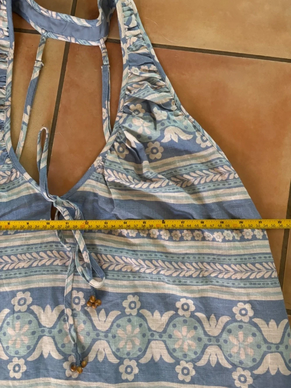 NWT $128 Free People Fisher Mini Dress In Riverside Combo